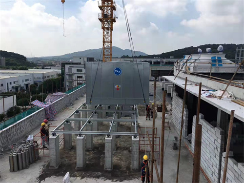 圓形冷卻塔底盤漏水的原因及修補(bǔ)辦法,圓形冷卻塔